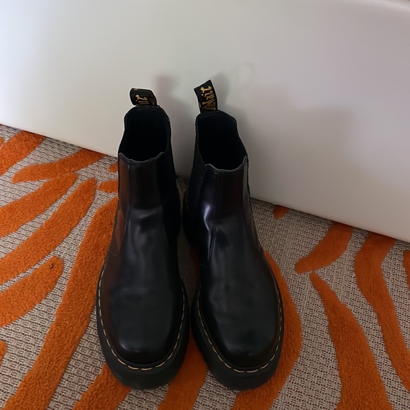 Dr. Martens Black Platform Boots - Picture 3 of 4